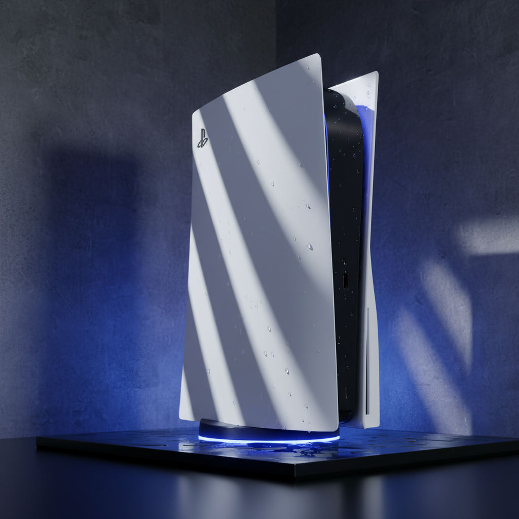 PS5 Vertical Stand - Vivid Studio Shot