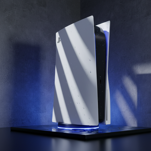 PS5 Vertical Stand - Vivid Studio Shot