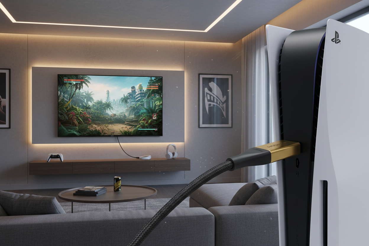 HDMI 2.1 Cable - Lifestyle Shot