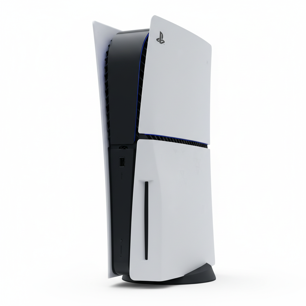 PS5 Disc Edition Console - Professional Angle View