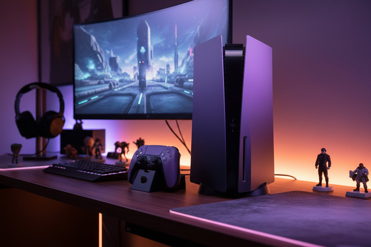PS5 Console Cover - Lifestyle Shot
