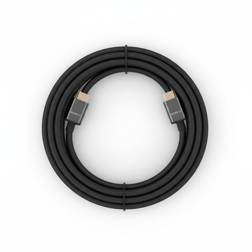 HDMI 2.1 Cable - Coiled View